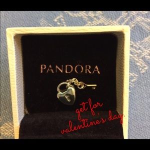 Pandora "Key to my Heart" Charm