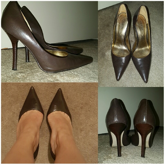 Guess leather stilettos