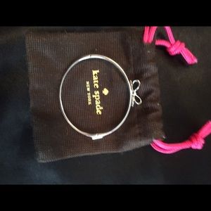 Silver Kate Spade bracelet