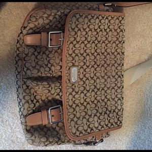Coach cross body messenger bag