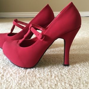 ModCloth T-strap pumps. Worn once.