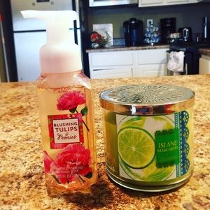 Bath & Body Works Candle & Hand Soap! 🌺