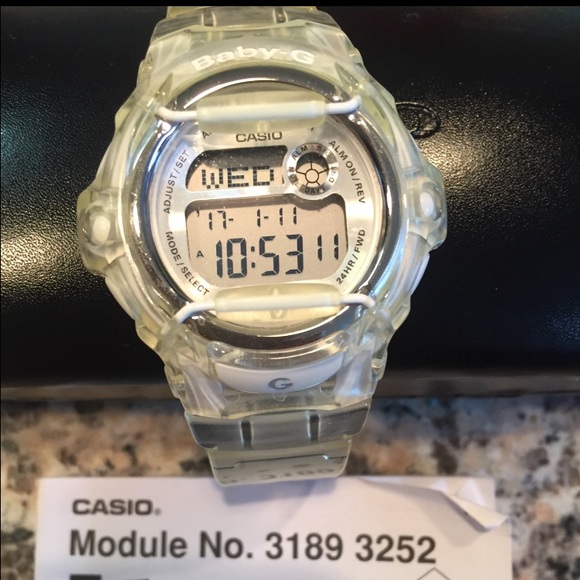 Casio Baby G Watch in clear