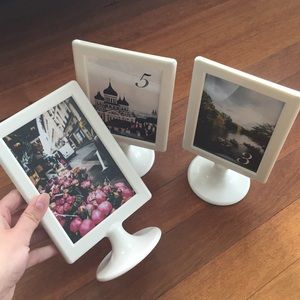 7 Double sided table numbers