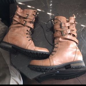 Wild diva combat boots