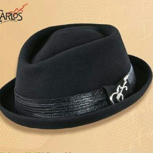 Dorfman Pacific Black Carlos Santana Ringo fedora