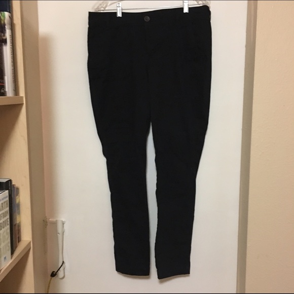 Black khaki pants