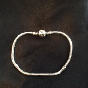 8 inch silver Pandora bracelet