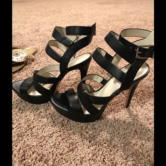 BCBG strapped  heels