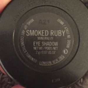 MAC mineralized eyeshadow