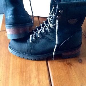 Harley Davidson Biker boots 9.5 Padded Collar