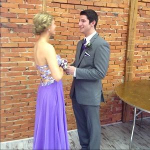 One of a kind Purple Prom Dress