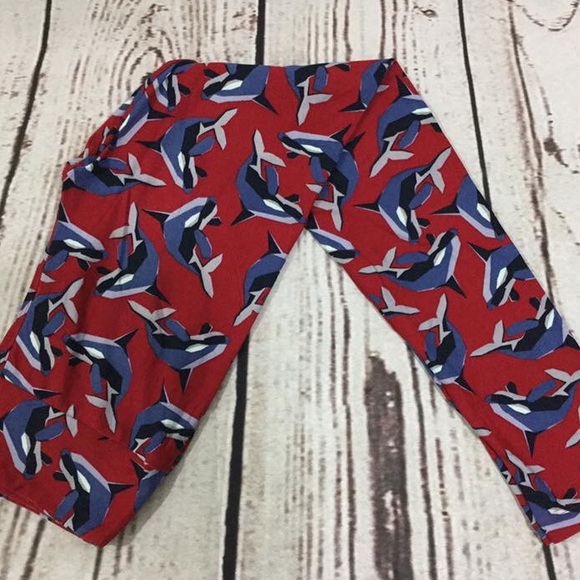 LuLaRoe OS Leggings shark/whale ✨unicorn✨