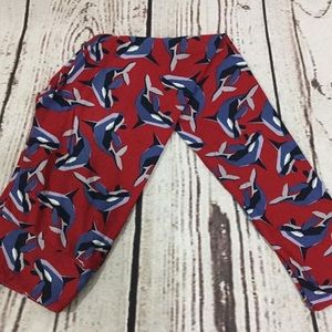 LuLaRoe OS Leggings shark/whale ✨unicorn✨