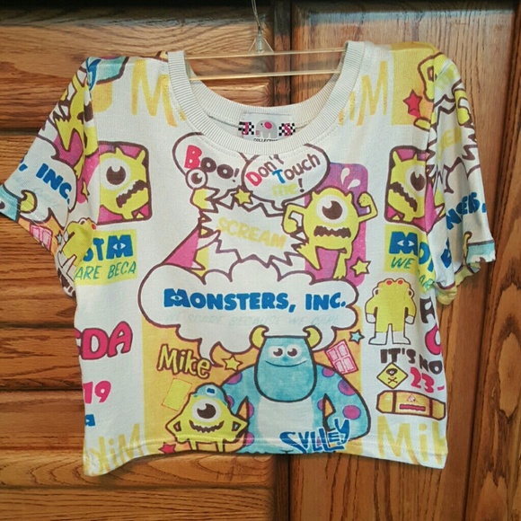 Disney's Monsters,  Inc. Crop Top Sweater