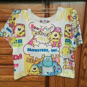 Disney's Monsters,  Inc. Crop Top Sweater