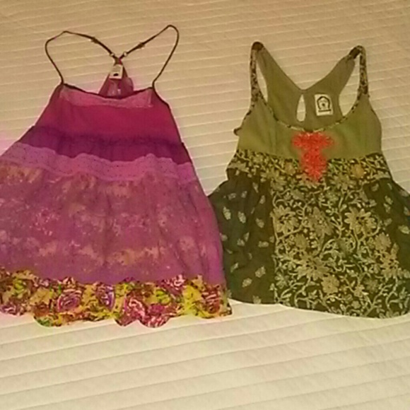 Lot of 2 Free People tops.