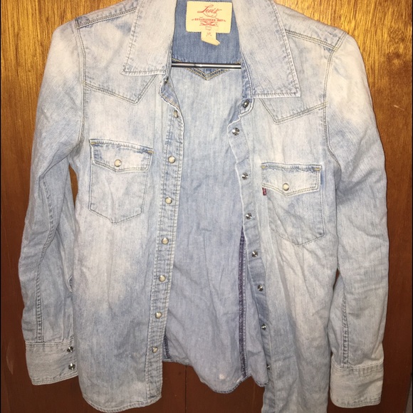 levi's jean shirt
