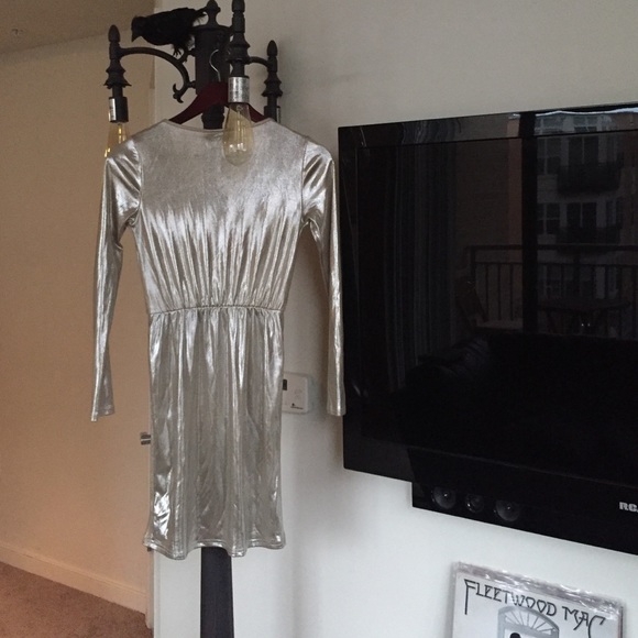 ASOS Gold Mini Dress - Picture 3 of 4