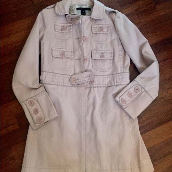 Marc Jacobs Trench coat size small Blush Pink