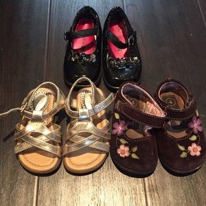 Set of three Sz 4 Shoes