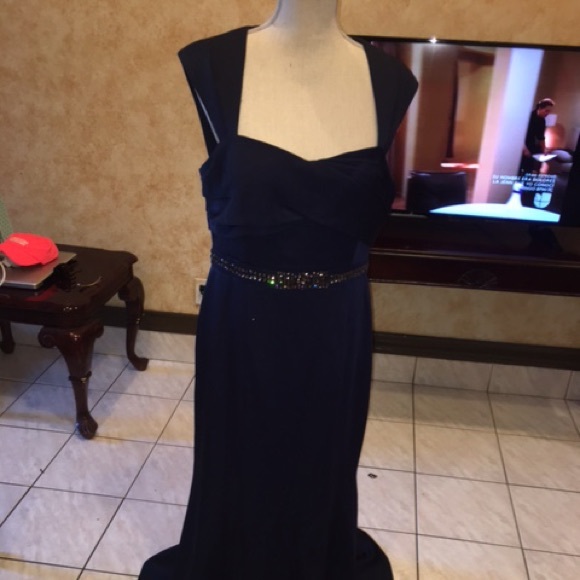 Navy beautiful dress for a formal event