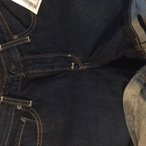 Big star high waisted dark wash shorts