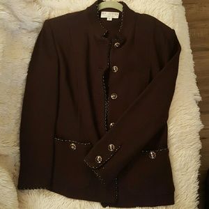 Vintage St. John brown blazer