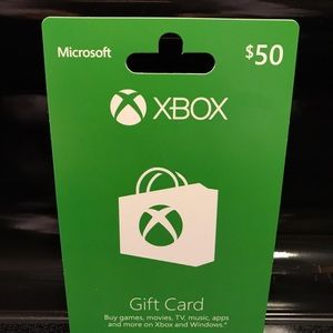 $50 Xbox gift card