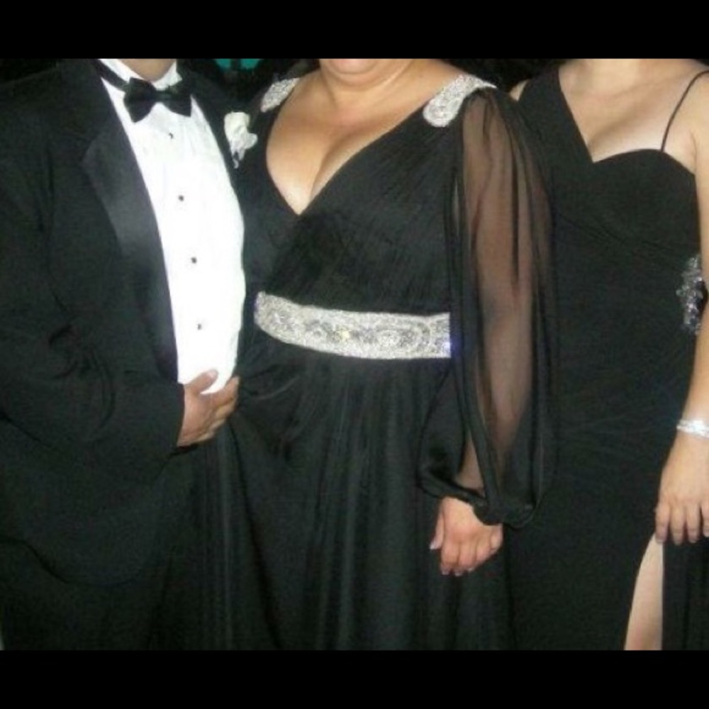 Black formal dress