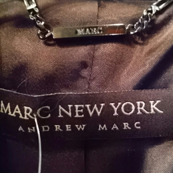 Marc New York brown leather jacket - Picture 4 of 4