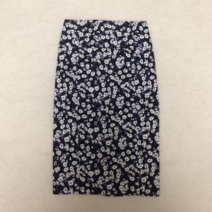 Express Floral Pencil Skirt