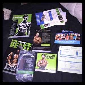 Beach body beast workout videos and recipe book
