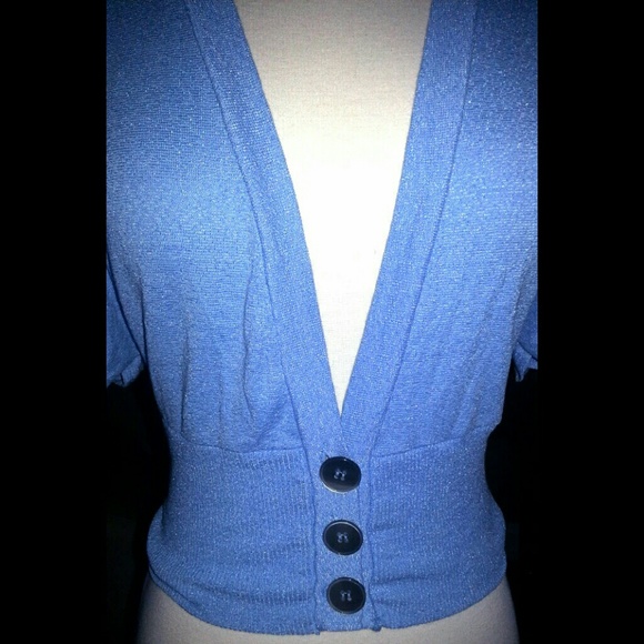 Michael Stars Blue Dolman Cardigan Top NWOT - Picture 2 of 2