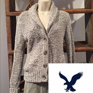 Grayish button Sweater