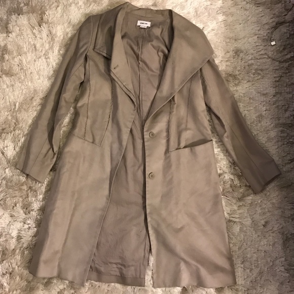 Helmet Lang grey coat petite small