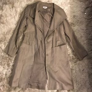 Helmet Lang grey coat petite small