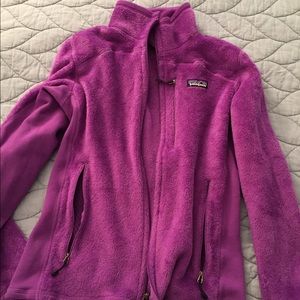 Women's purple Patagonia fleece size medium