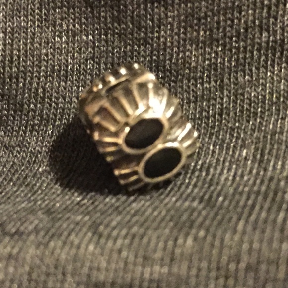 Authentic Pandora double black button clip