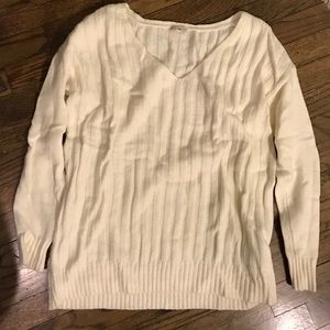 Off white cream gap sweater Xs