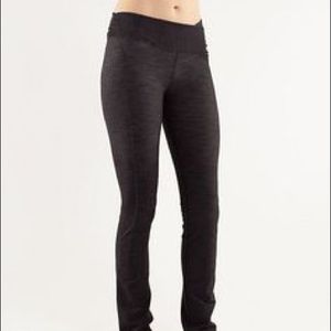 Lululemon Presence pant - black slub denim