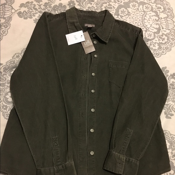 NWT J.Jill fine-wale corduroy shirt