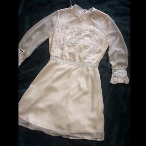 Cream Colored Top Shop Dress