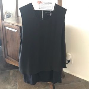 SALE - All Saints lack sleeveless silk dress, US 8