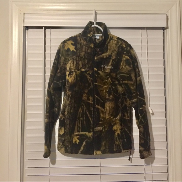 Columbia Fleece Jacket, Timberwolf Camo Print