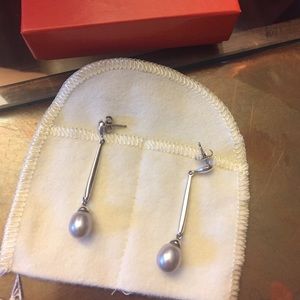 James Avery Pearl Drop Earrings
