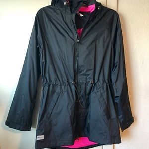 Ideology windbreaker M Black ext w/hot pink lining