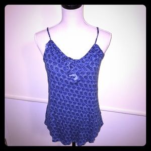 Free Flowing Blue Tank