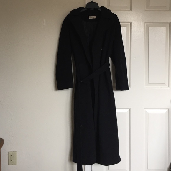 Calvin Klein Black Trench Coat