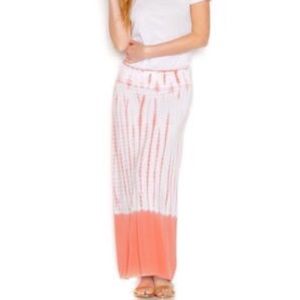 Kensie Ombré Tie Dye Maxi Skirt